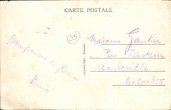 VINTAGE POSTCARD Rennes Lamennais Quay
