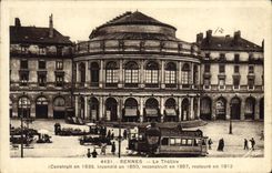 CPA Rennes Le Theatre Tramway