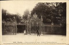 CPA Rennes L Entree Principale du Thabor Grille de l architecte Martenot