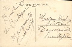 VINTAGE POSTCARD Rennes L Main entrance of Thabor Roasts L Martenot architect