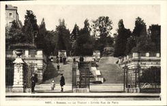 CPA Rennes Le Thabor Entree Rue de Paris