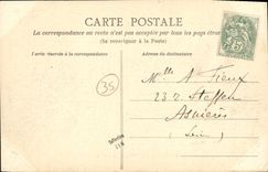 VINTAGE POSTCARD Rennes In Thabor the Birdcage Birds