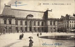 CPA Rennes Le Palais de Justice