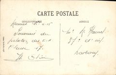 VINTAGE POSTCARD Rennes View taken of the Garden of Thabor