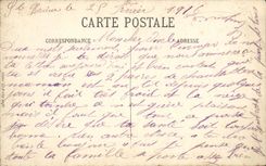 VINTAGE POSTCARD Rennes the College of Young girls