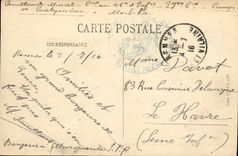 VINTAGE POSTCARD Rennes View on the Cathedral