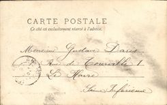 VINTAGE POSTCARD Rennes Barracks of the Champ de Mars