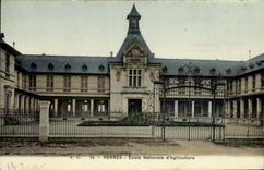 VINTAGE POSTCARD Rennes National school D Agriculture