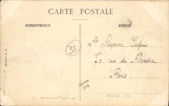 VINTAGE POSTCARD Rennes the University Palate