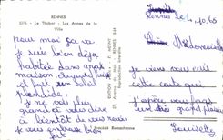 MODERN CARD Rennes Thabor Weapons of the City