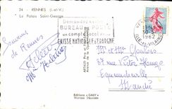 CPM Rennes Le Palais Saint George