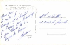 MODERN CARD Rennes administrative ISCED Architect Mr  Bruneau