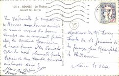 MODERN CARD Rennes Thabor in front of the Greenhouses