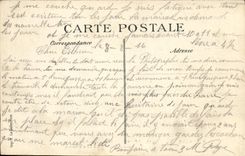 POSTAL Rennes interior de la VENDIMIA de las cortes de ley el cuarto de las llamadas correccionales