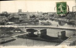 VINTAGE POSTCARD Rennes View