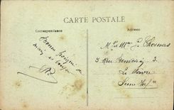 CPA Rennes Quartier du Colombier Militaria