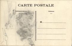 VINTAGE POSTCARD Rennes the Botanical garden the Large Cedar Tree