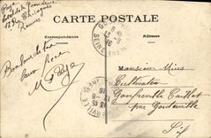 VINTAGE POSTCARD Interior Rennes of the Law courts Room of the lost Steps