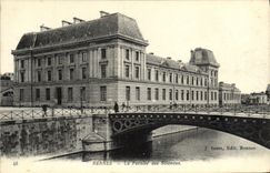 VINTAGE POSTCARD Rennes the Faculty of Science