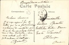 VINTAGE POSTCARD Rennes the Email and the Place of the Mission