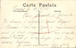 VINTAGE POSTCARD Rennes the Barracks Guines Militaria Soldiers