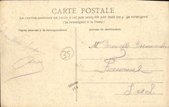 VINTAGE POSTCARD Rennes the Place of the Palate