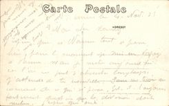 VINTAGE POSTCARD Rennes Places Palate and the Street Edith Cawell