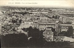 VINTAGE POSTCARD Rennes Vue has flight D bird