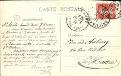 VINTAGE POSTCARD Rennes the Unpleasant one has Saint Cyr At the Panorama bottom of the City