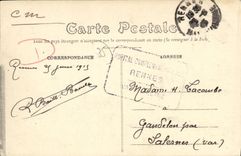 CPA Rennes Hopital Millitaire numero 1 Militaria Lycee