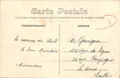 VINTAGE POSTCARD Rennes the Barracks St Georges Militaria