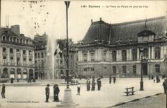 VINTAGE POSTCARD Rennes the Place Of the Palate One Feastday