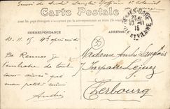 CPA Rennes La Place de la Republique et les nouveaux jardins sur la vilaine 