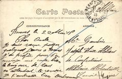 VINTAGE POSTCARD Rennes the Botanical garden L Gone of the Cave