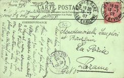 VINTAGE POSTCARD Rennes House of Of Guesclin