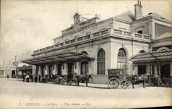 CPA Rennes La Gare 