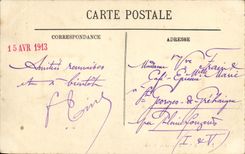 CPA Rennes Monument des Mobiles Militaria