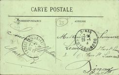 VINTAGE POSTCARD Rennes the Quay of L University