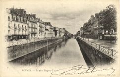 CPA Rennes Le Quai Duguay Trouin 