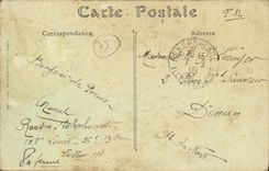 VINTAGE POSTCARD Rennes the Theater and the Place of L Town hall