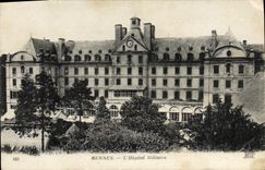 CPA Rennes L Hopital Militaire Militaria