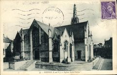 VINTAGE POSTCARD Rennes Church Hellier Saint