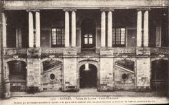 CPA Rennes Palais de Justice Cour interieure