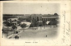 CPA Rennes La Gare carte precurseur 