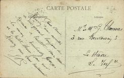 VINTAGE POSTCARD Rennes church Saint Germain