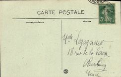 VINTAGE POSTCARD Rennes the New Boarding school St Vincent