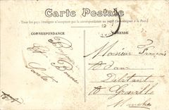 VINTAGE POSTCARD Rennes Tank of L Equinox Tank of Bacchus May 26th and 27th 1912 TOP