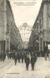 VINTAGE POSTCARD Rennes the Street D Estrees Decorations D one feastday