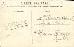 La POSTAL Rennes de la VENDIMIA pone intercambio de maiz