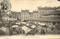 CPA Rennes Marche de la Poissonnerie TOP
